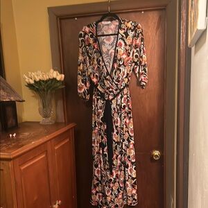 Diane von Furstenberg Multicolor Wrap Dress